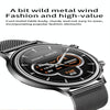 CF85 1.32 inch Steel Watchband Color Screen Smart Watch(Gold)