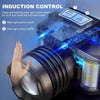 HL-03 Intelligent Induction Zoom Headlight Work Light(Black)