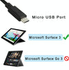 For Microsoft Surface3 1624 1645 Power Adapter 5.2v 2.5a 13W Android Port Charger, EU Plug