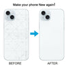 iPhone 15 Plus Back Cover with Camera Lens Cover, MagSafe, Blue