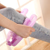2 PCS Ladies Ring Leg Clamp Massager Ball Stovepipe Yoga Fitness Equipment(Purple)