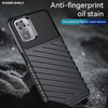 For Xiaomi Redmi Note 10S Thunderbolt Shockproof TPU Protective Soft Phone Case(Black)