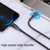 ROMOSS PD 20W Type-C to 8 Pin Braided Wear-Resistant Charging Data Cable, Length: 1.8m(Black)