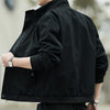 Autumn / Winter Men Jacket Casual Coat, Size: L(2110 Without Velvet Army Green)