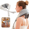Electric Neck And Shoulder Massager Shiatsu Back Neck Massager With Heat(White)