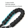 Reflective Dog Lead 200cm Long, 1.2cm Thick, Sky Blue