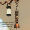 Outdoor Camping Bell Hiking Safety Bear Bell Keychain Pet Pendant(Apricot)