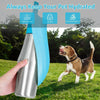 Portable Dog Water Bottle 750ml, Foldable, Leakproof, Light Blue