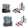 1 Pair PROMEND Three Peilin Bearing Aluminum Alloy CNC Bicycle Colorful Pedal PD-M86CY