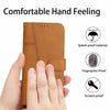 For vivo Y300 Global / V40 Lite IDN Stitching Calf Texture Buckle Leather Phone Case(Yellow)