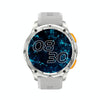 LEMFO AK59 1.43 inch AMLOED Round Screen Silicone Strap Smart Watch(Silver)