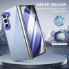 For Samsung Galaxy Z Fold5 lce Folding Series Integrated Clear PC Phone Case(Royal Blue)