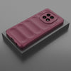 For Realme V60 5G Magic Shield TPU + Flannel Phone Case(Wine Red)