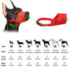 Dog Muzzle, Breathable Nylon, 14cm, Black