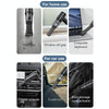 USAMS ZB291 XJ Series 6000Pa Hand-held Car Vacuum Cleaner 6 in 1(Black)
