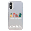 For iPhone X / XS Christmas Series PC Full Coverage Pattern Phone Case(CW052 White)