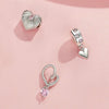 S925 Sterling Silver Love DIY Jewelry Beads(SCC2694)