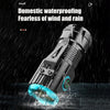 Mini Outdoor Dual Light Source Magnetic Hat Clip Multifunctional Portable Flashlight(without Battery)