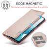For Samsung Galaxy A16 5G LC.IMEEKE Strong Magnetism Microfiber Leather Phone Case(Rose Gold)