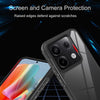 For Redmi Note 13 Pro 5G Global Acrylic+TPU Transparent Shockproof Phone Case(Black)