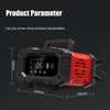 FOXSUR 12V / 24V 20A 300W Portable Motorcycle Car Smart Battery Charger(UK Plug)