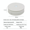 20cm Electric Rotating Turntable Display Stand LED Light Video Shooting Props Turntable, Power Plug:220V UK Plug(White)