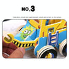 3 PCS 512 Children Wooden Assembled Car Engineering Vehicle Excavator Assembling Toy(Forklift)