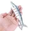 HENGJIA 17.8cm 38g 8 Section Fish Fake Bait(3)