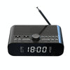 DAB-A5 LED Display Bedside DAB/FM Clock Radio with Bluetooth Speaker, EU Version(Black)