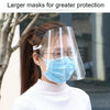 100pcs Anti-Saliva Splash Anti-Spitting Anti-Fog Anti-Oil Transparent Mask Face Shield