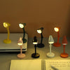 LED Foldable Mini Magnetic Desk Lamp with Clip(LD02 Pink)