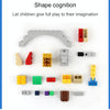 1000 in 1 Intelligent Toys DIY ABS Material Building Blocks with 4 Random Toy Persons, Random Color Delivery