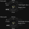 SULAITE Motorcycle Protector Rider Wind Warmth Protective Gear Riding Equipment, Colour: Black Elbow Pads