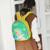 Kindergarten Eggshell School Bag Children Cute Cartoon Backpack(Light Blue)