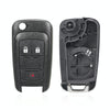Opel Flip Car Key Case 3 Button Replacement Shell with Blade