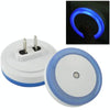 LED Light Control High Brightness Bedside Night Light with Socket(Blue)