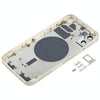 iPhone 12 Back Housing Cover, SIM Tray, Buttons, Lens (White)