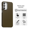 For Samsung Galaxy F15 5G Carbon Fiber Series IMD Phone Case(Brown)