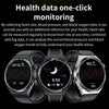 HDT MAX 1.60 inch Silver Dial Silicone Band IP68 Waterproof Smart Watch Support Bluetooth Call(Black)