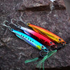 2 PCS PROBEROS LF103 Simulation Metal Sea Fishing Bait, Specification: 50g(G With Hook)