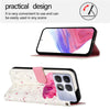 For Redmi K70 Ultra 5G Global 3D Painting Horizontal Flip Leather Phone Case(Flower)