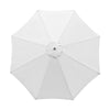 Polyester Parasol Replacement Cloth Round Garden Umbrella Cover, Size: Diameter 3m 8 Ribs(Big Red)