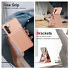 For Samsung Galaxy A16 5G Vertical Flip Card Bag Holder Leather Phone Case(Rose Gold)