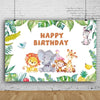 MDM07470 1.5m x 1m Animal Forest Cartoon Birthday Party Banquet Decoration Photo Background Cloth