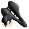 Silicone Bicycle Seat GEL Mountain Bike Saddle Bicycle Seat Saddle(Black Yellow)