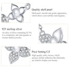 S925 Sterling Silver Hydrangea Women Nacklace Jewelry