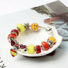 World Cup Spain Flag Souvenir Bracelets European and American Fashion Alloy Bracelet, Size: 18cm