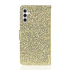 For Samsung Galaxy A16  4G / 5G Glitter Powder Filp Leather Phone Case(Gold)