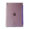 For iPad 9.7 (2018) & iPad 9.7 (2017) & iPad Air Silk Texture Horizontal Deformation Flip Leather Case with Three-folding Holder(Purple)