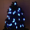 Ghost Shape 30 LEDs Outdoor Garden Waterproof Christmas Festival Decoration Solar Lamp String (Blue)